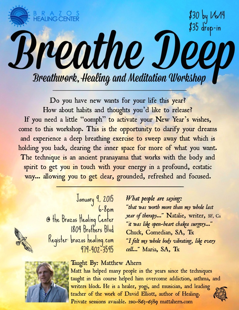 Breathe Deep Flyer For Brazos 1 9 15