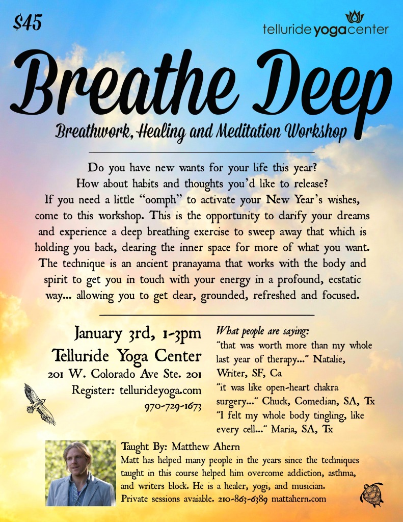 TYC Breathe Deep New Years 2015 newest